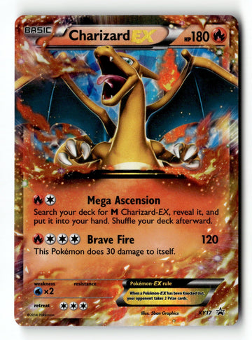 Pokemon Card Charizard EX - Holo LP XY Promos XY17