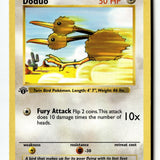 Pokemon Card Doduo 1st Edition LP Base Set (Shadowless) 048/102