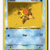 Pokemon Card Staryu 1st Edition LP Base Set (Shadowless) 065/102