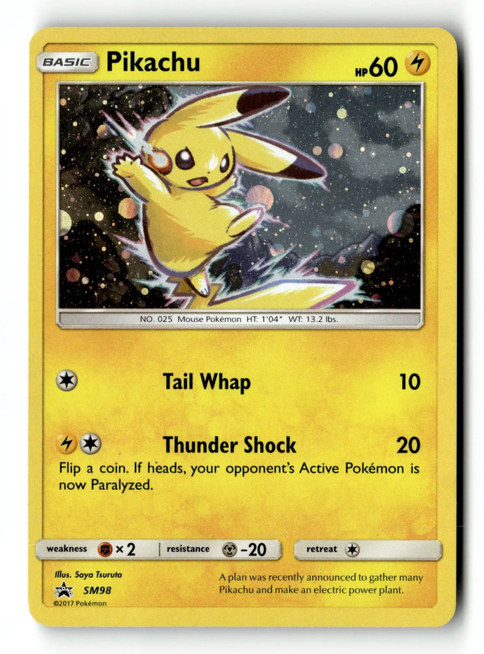 Pokemon Card Pikachu Holo LP SM Promos SM98