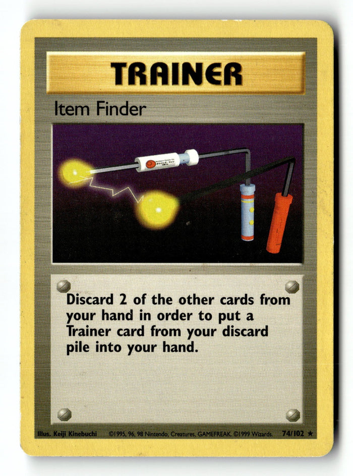 Pokemon Card Item Finder LP Base Set 074/102