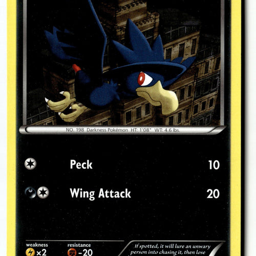Pokemon Card Murkrow LP Dragons Exalted 72/124