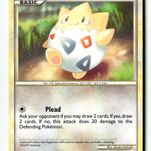 Pokemon Card Togepi LP Undaunted 70/90