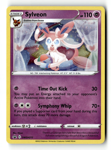 Pokemon Card Sylveon Holo LP SWSH: Sword & Shield Promo Cards SWSH211