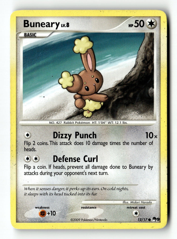 Pokemon Card Buneary LP POP Series 9 012/017