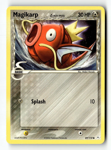 Pokemon Card Magikarp (Delta Species) LP Holon Phantoms 69/110