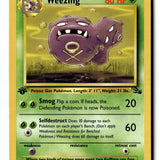 Pokemon Card Weezing 1st Edition LP Fossil 45/62