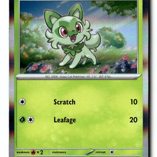 Pokemon Card Sprigatito - Mirage Holo) LP Miscellaneous Cards & Products 013/198