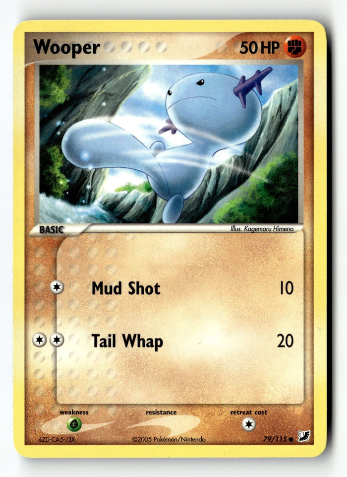 Pokemon Card Wooper LP Unseen Forces 79/115
