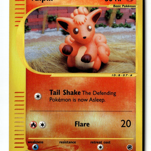 Pokemon Card Vulpix Reverse Holo LP Expedition 136/165