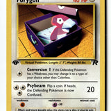 Pokemon Card Porygon 1st Edition LP Team Rocket 48/82