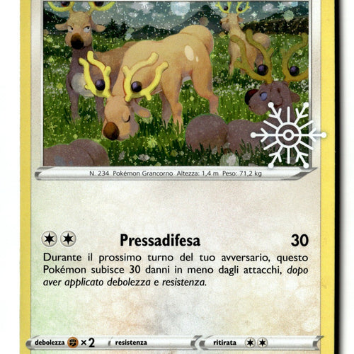 Pokemon Card Stantler - Holiday Calendar Holo LP 125/189