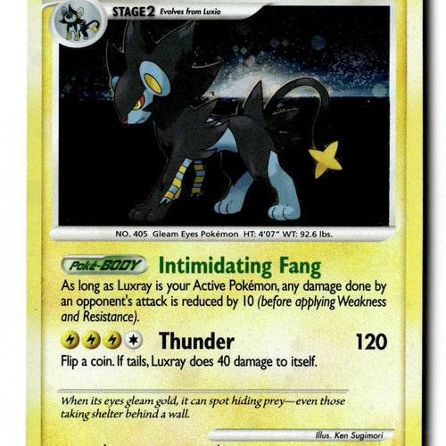 Pokemon Card Luxray Holo LP POP Series 8 003/017