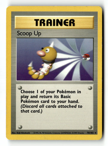 Pokemon Card Scoop Up LP Base Set 078/102