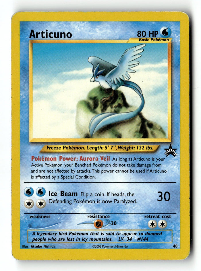 Pokemon Card Articuno (48) LP WoTC Promo 48