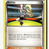 Pokemon Card Korrina LP XY - Furious Fists 95/111