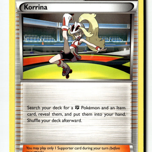 Pokemon Card Korrina LP XY - Furious Fists 95/111