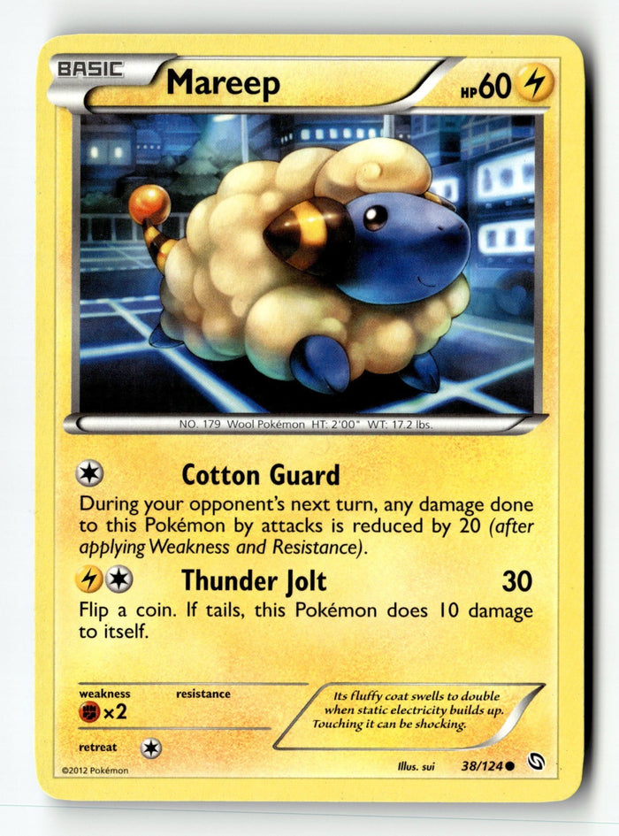 Pokemon Card Mareep LP Dragons Exalted 38/124