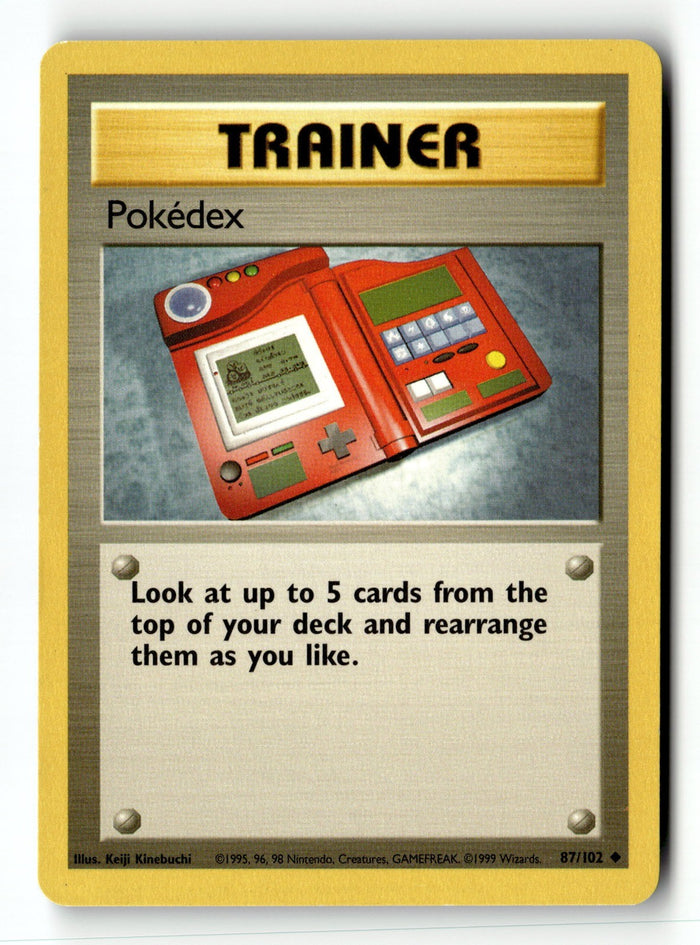 Pokemon Card Pokedex LP Base Set 087/102