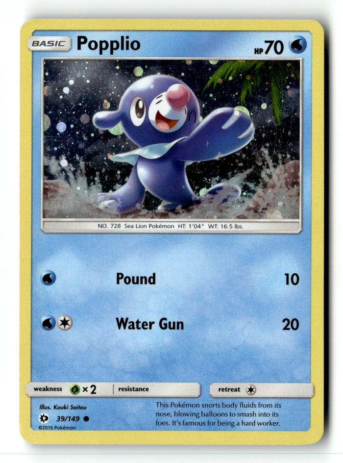 Pokemon Card Popplio - Cosmos Holo LP Miscellaneous Cards & Products 039/149