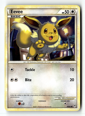 Pokemon Card Eevee LP Call of Legends 56/95