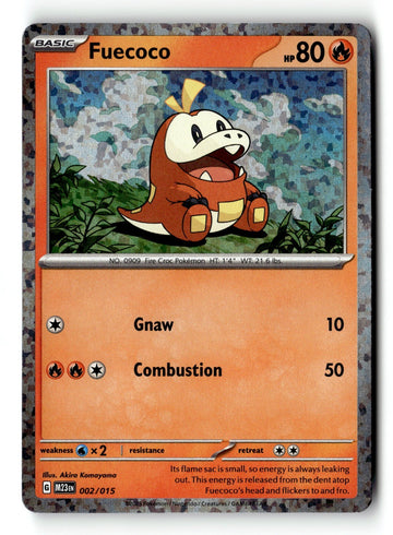 Pokemon Card Fuecoco Holo LP McDonald's Promos 2023 002/015