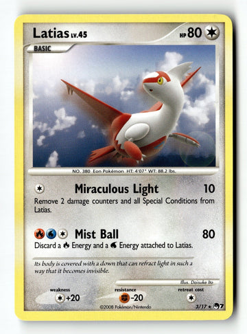 Pokemon Card Latias LP POP Series 7 3/17