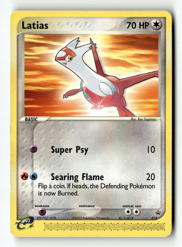 Pokemon Card Latias - Pokemon Heroes: Latios & Latias DVD Release LP 014