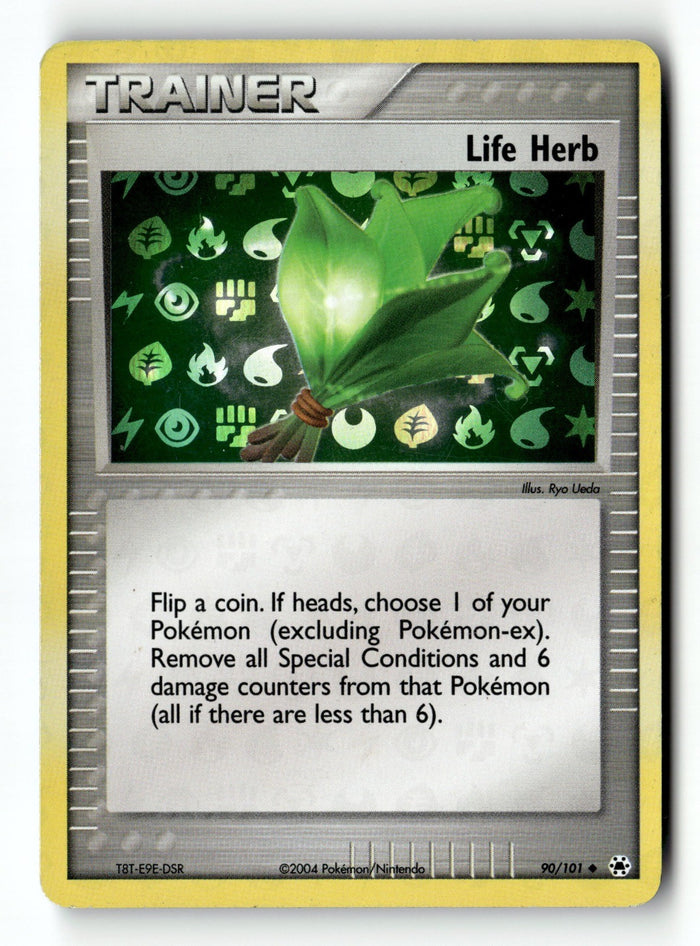 Pokemon Card Life Herb Reverse Holo LP Hidden Legends 90/101