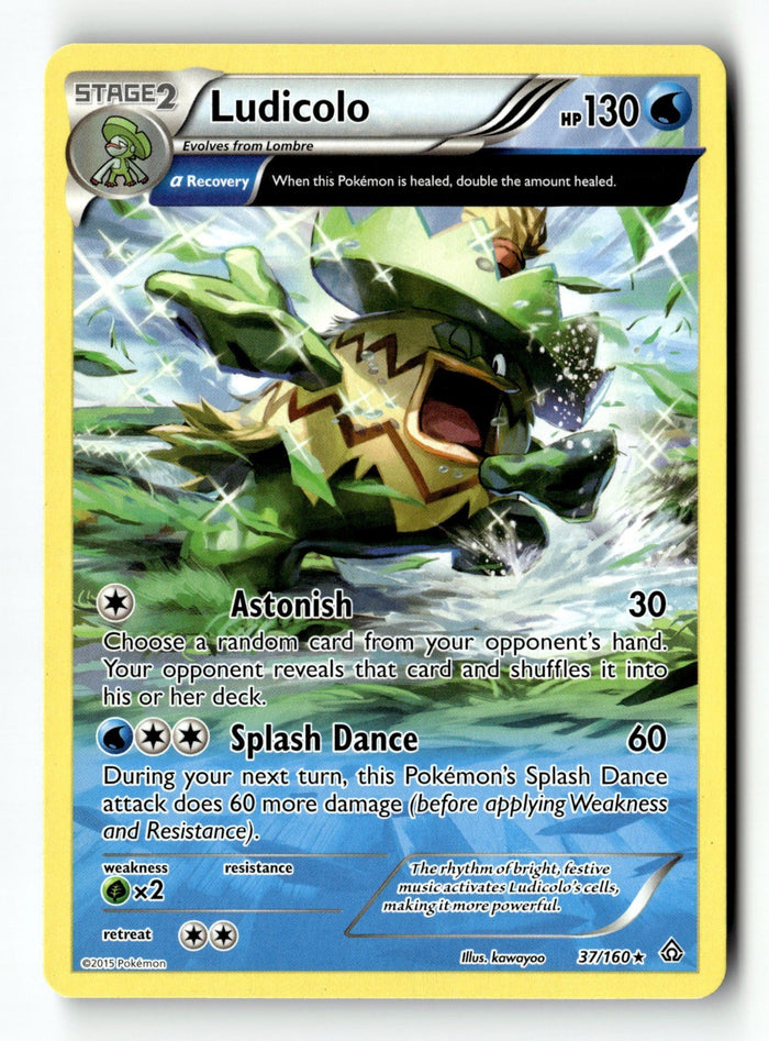 Pokemon Card Ludicolo (Alpha) LP XY - Primal Clash 37/160