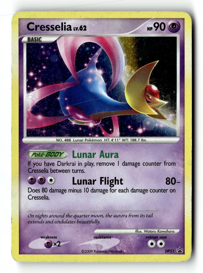 Pokemon Card Cresselia - Holo LP Diamond and Pearl Promos DP51