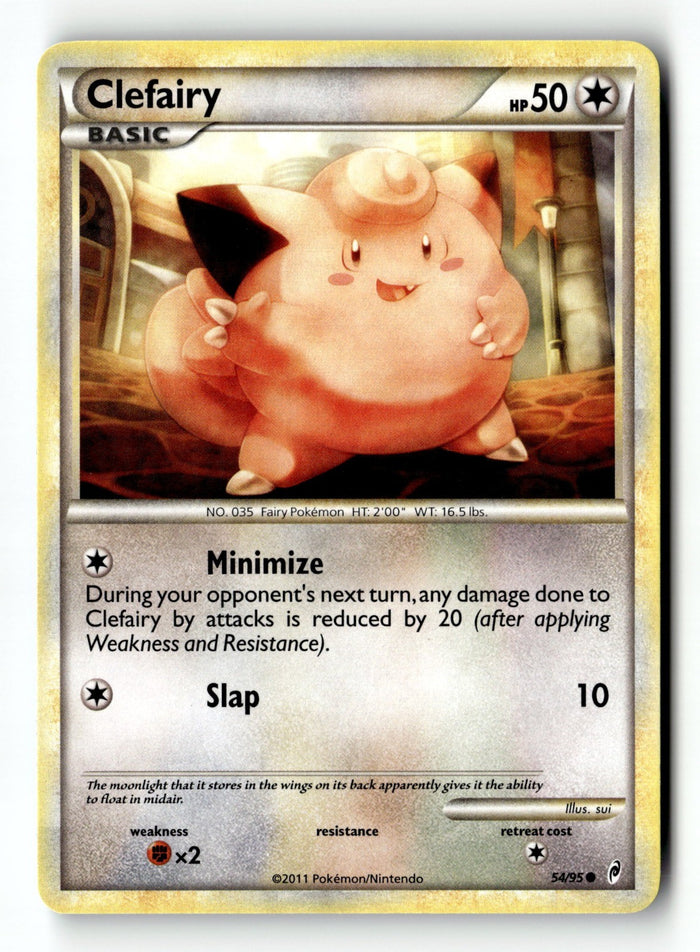 Pokemon Card Clefairy LP Call of Legends 54/95