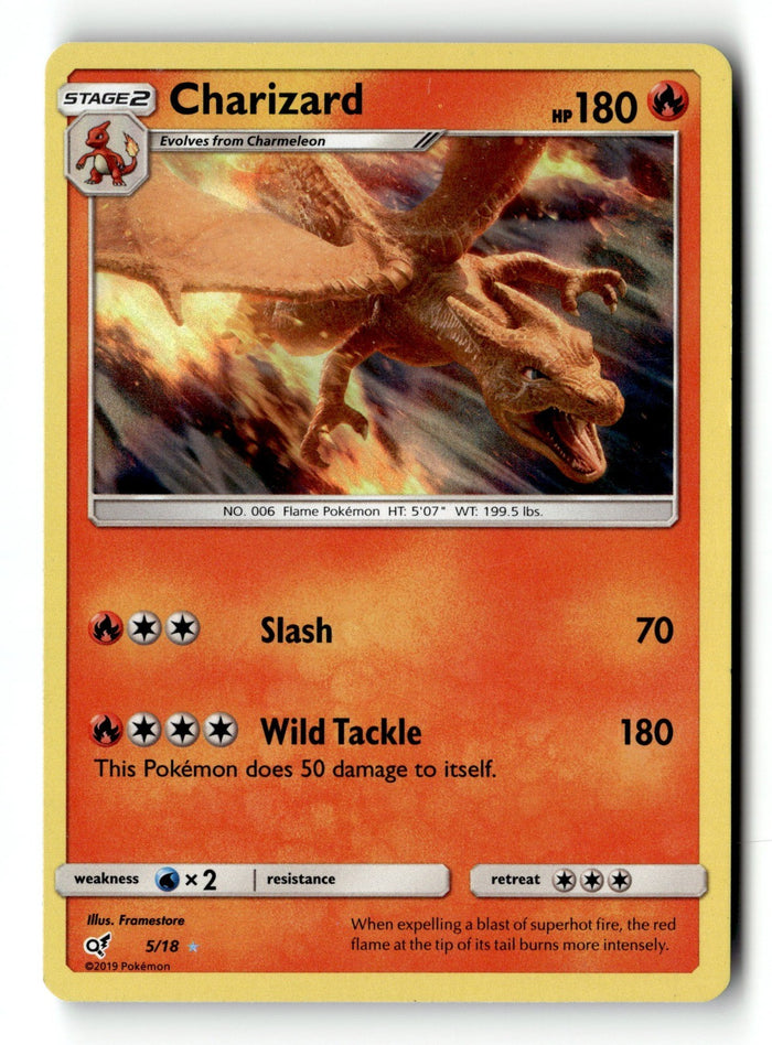 Pokemon Card Charizard LP Detective Pikachu 5/18