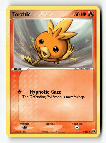 Pokemon Card Torchic LP EX Emerald 69/106