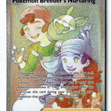 Pokemon Card Pokemon Breeder's Nurturing Secret Holo LP Darkness Ablaze 195/189