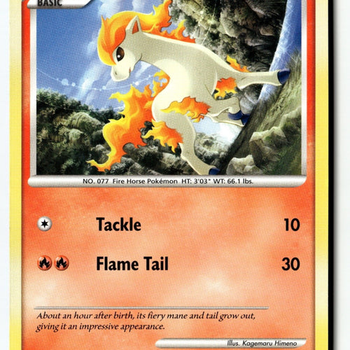 Pokemon Card Ponyta Normal LP Diamond and Pearl 94/130