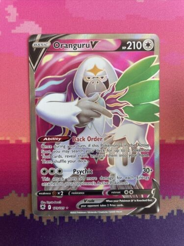 Pokemon Cards Oranguru 179/189 Ultra Rare Full Art Astral Radiance Near Mint