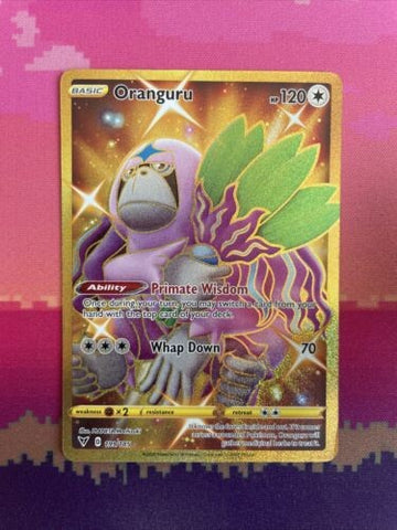 Pokemon Cards Oranguru 199/185 Secret Rare Full Art Vivid Voltage Near Mint