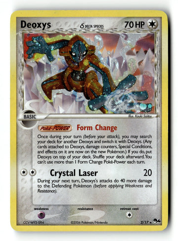 Pokemon Card Deoxys (Delta Species) Holo LP POP Series 4 2/17