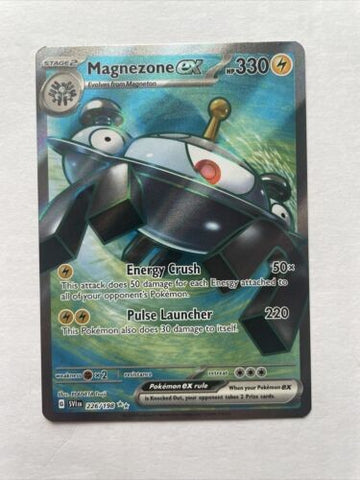 POKEMON MAGNEZONE EX 226/198 RARE HOLO DOUBLE SCARLET & VIOLET BASE SET SV1 NEW