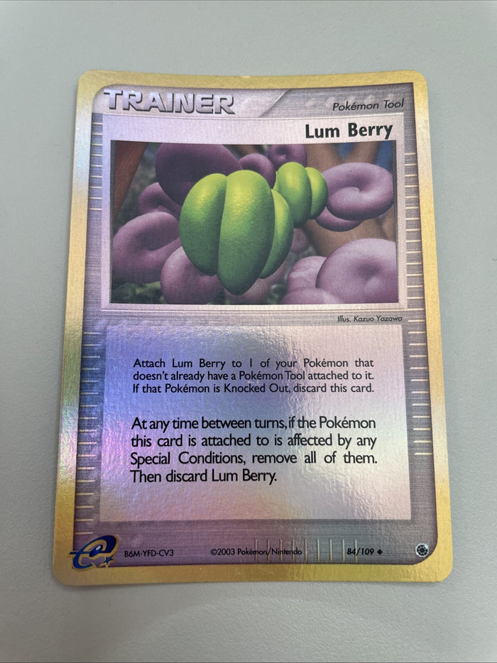 Pokemon TCG - Lum Berry 84/109 - Ruby and Sapphire - Reverse Holo - LP