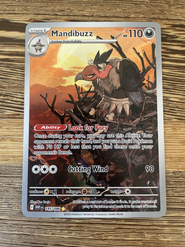 Pokemon TCG White Flare English Mandibuzz 145/086 Illustration Rare