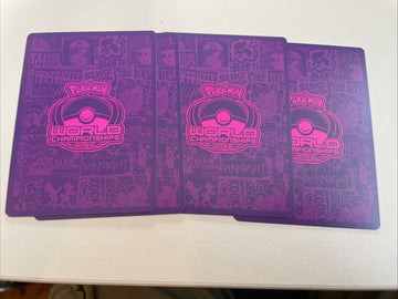 Pokemon world Championship Boss’s Orders X4 132/172 22 limited Purple (back)