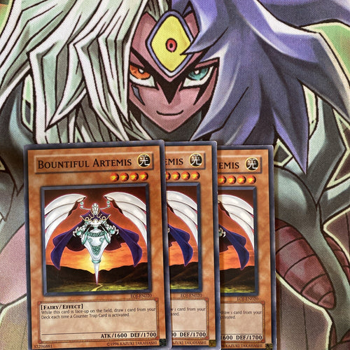 EOJ-EN020 x3 Bountiful Artemis Common Excellent Condition Yugioh