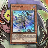 POTE-EN004 Spright Jet Super Rare 1st Edition NM Yugioh Card