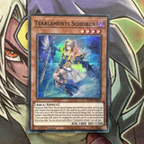 POTE-EN014 Tearlaments Scheiren Super Rare 1st Edition NM Yugioh Card