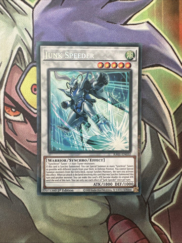 RA01-EN032 Junk Speeder Collectors Rare 1st Edition NM Yugioh Card