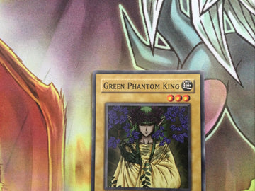 LOB-E028 Green Phantom King Common 1st Edition YuGiOh (back)