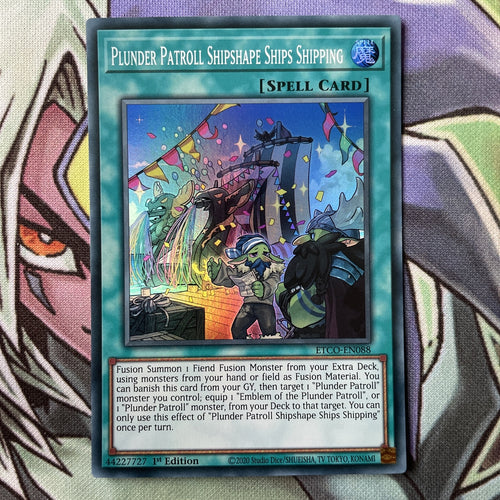 ETCO-EN088 Plunder Patrol Shipshape Ships Shipping 1st Edition NM Yugioh Card