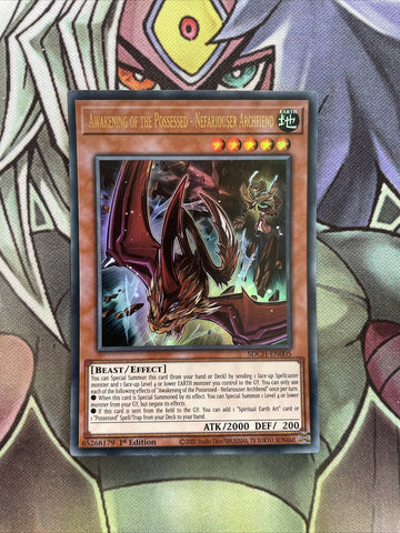 SDCH-EN005 Awakening Of The Possessed - Nefarious Archfiend Ultra Rare Yugiohh